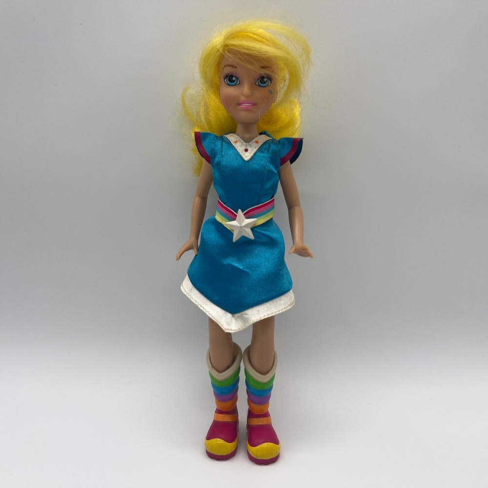 Rainbow Brite Doll 2009 Playmates Hallmark Licensing Blue Dress Rainbow Boots